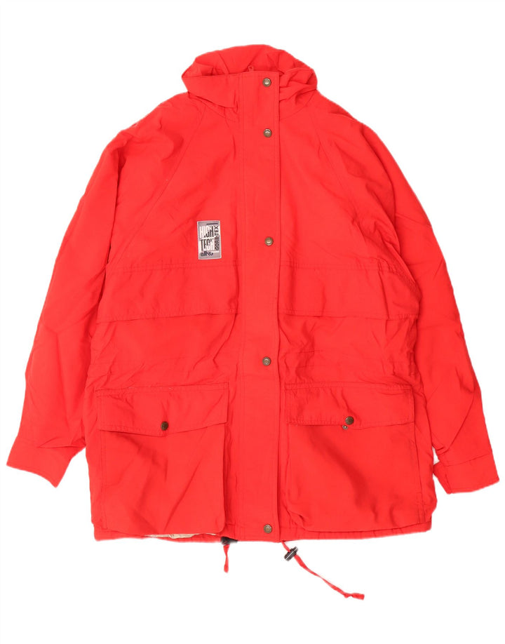 ELHO Womens Gore-Tex Loose Fit Ski Jacket IT 42 Medium Red Polyamide