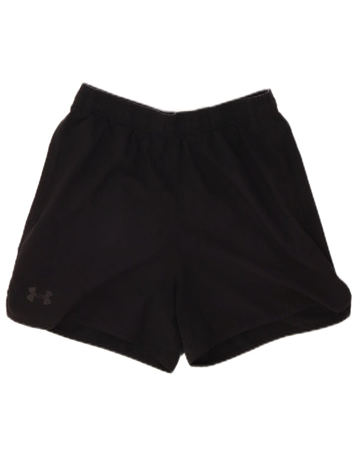 UNDER ARMOUR Mens Heat Gear Loose Fit Sport Shorts Medium  Black