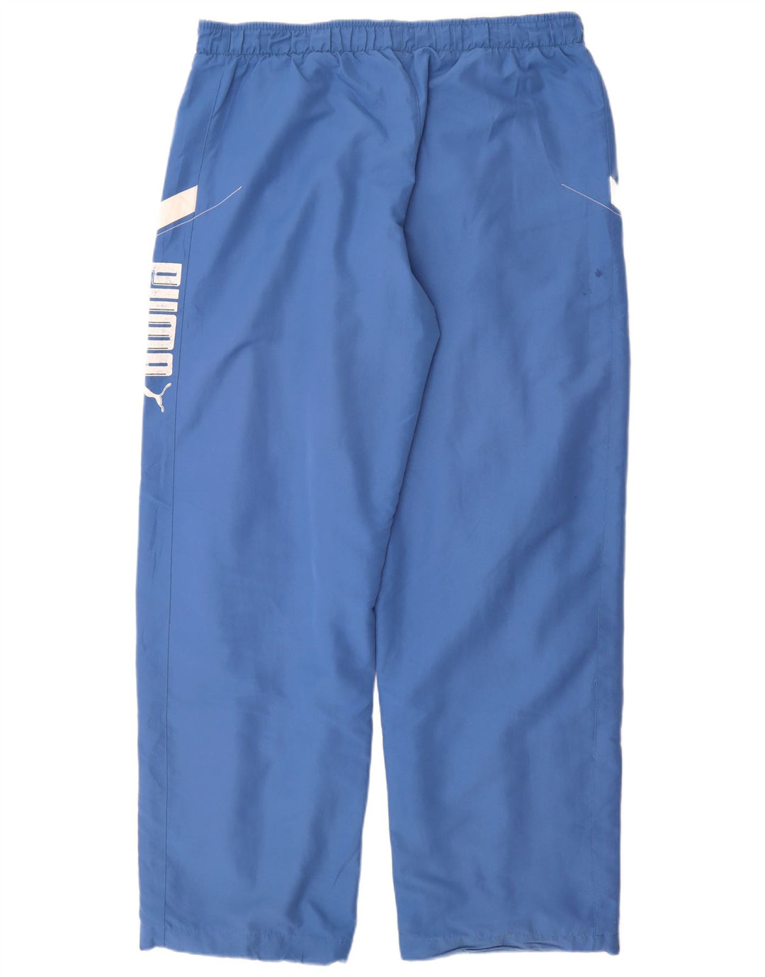 Puma Mens Graphic Tracksuit Trousers Large Blue Colourblock