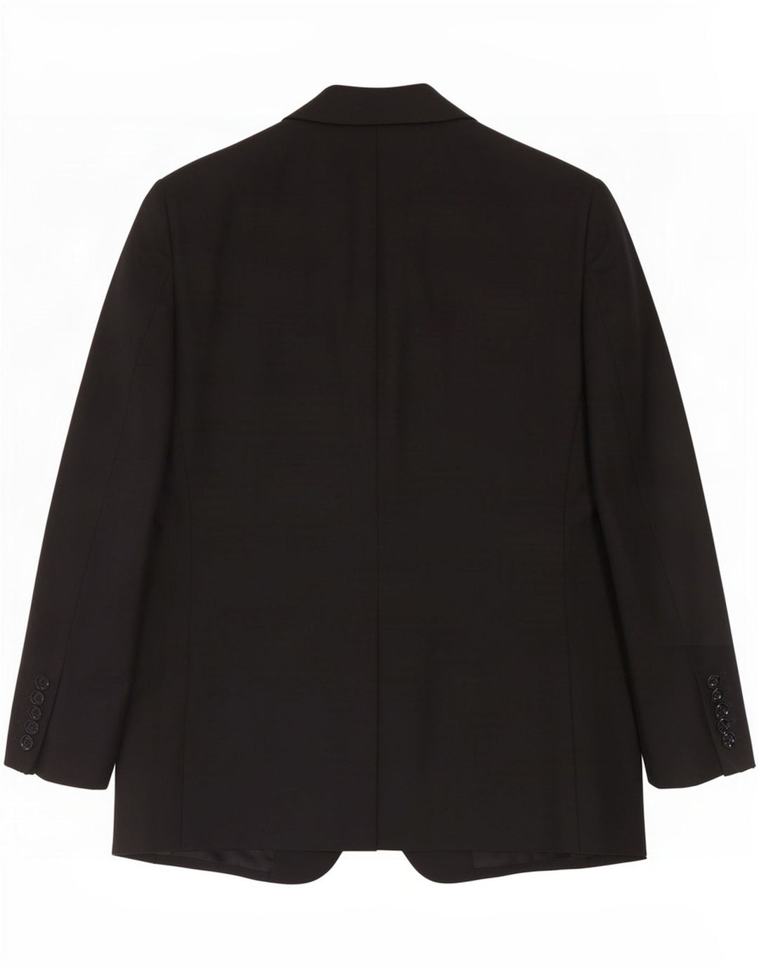 Trussardi Mens 2 Button Blazer Jacket IT 52 XL Black Wool