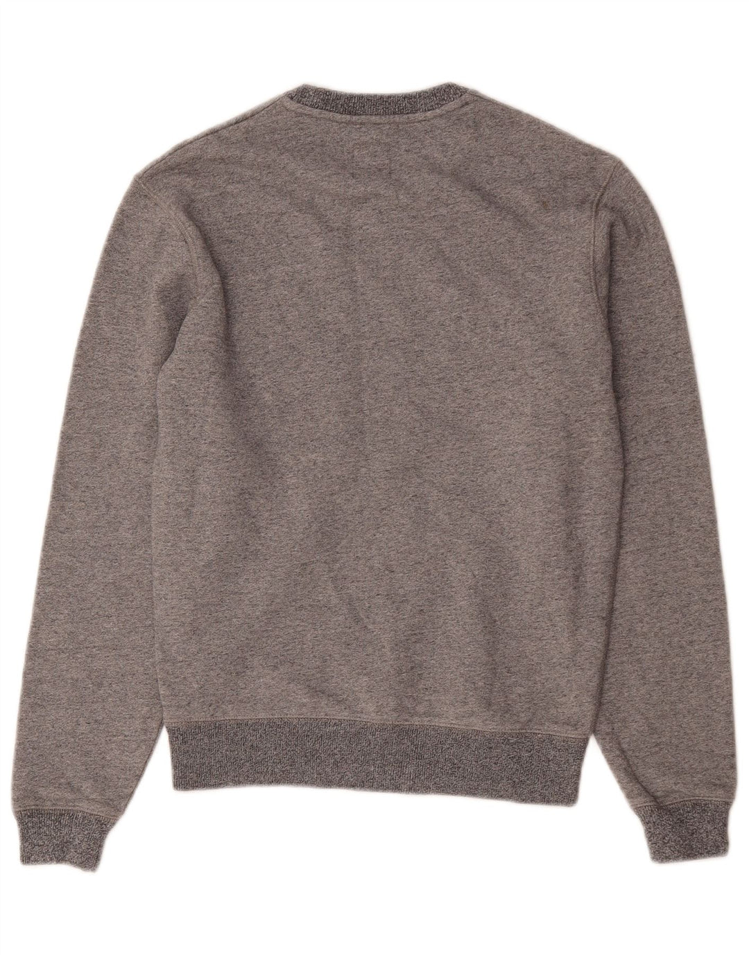Jack Wills Mens Graphic Sweatshirt Jumper XS Grey Flecked Cotton
