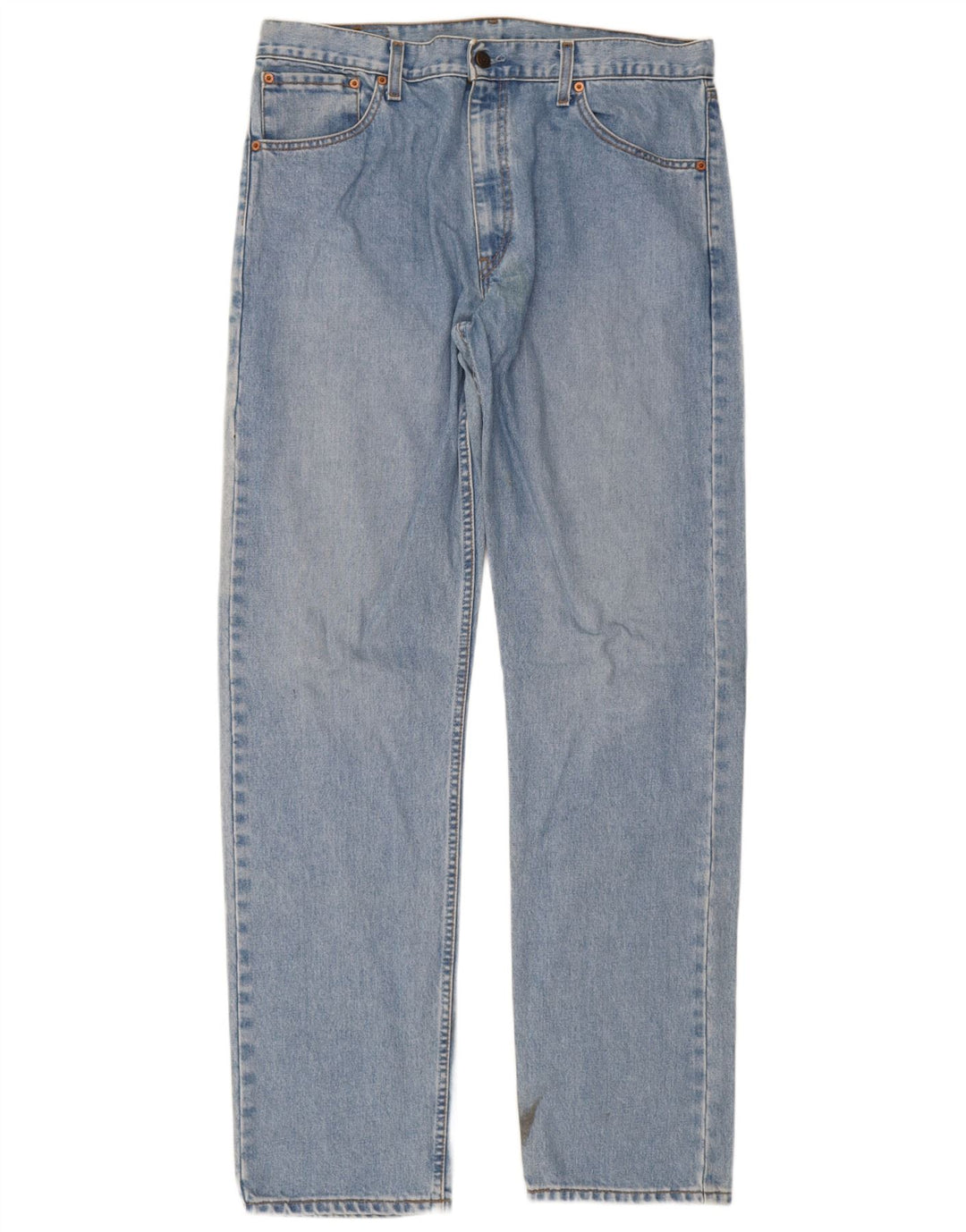 Levi's Mens 521 Straight Jeans W36 L36 Blue Cotton