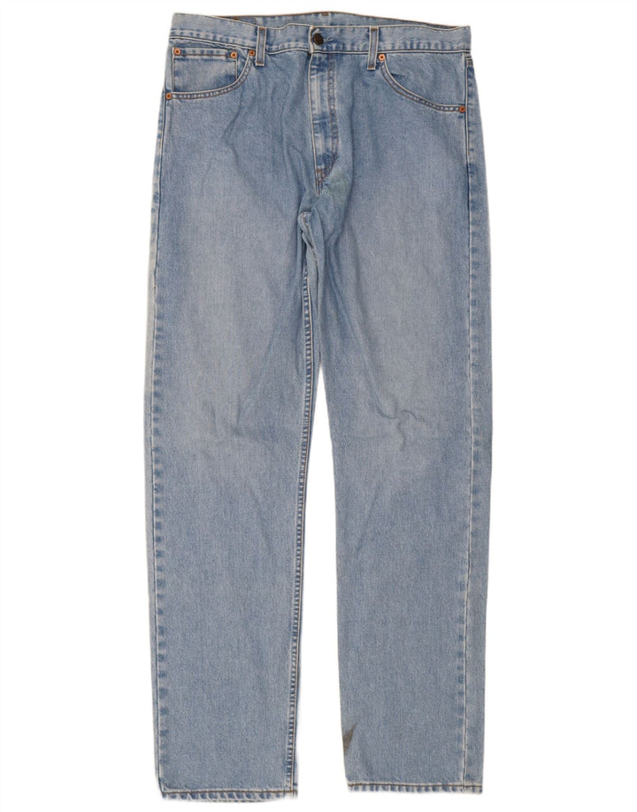 Levi's Mens 521 Straight Jeans W36 L36 Blue Cotton