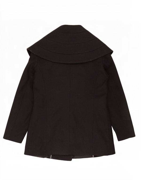 Guess By Marciano Womens 1 Button Blazer Jacket IT 46 Large Black Wool