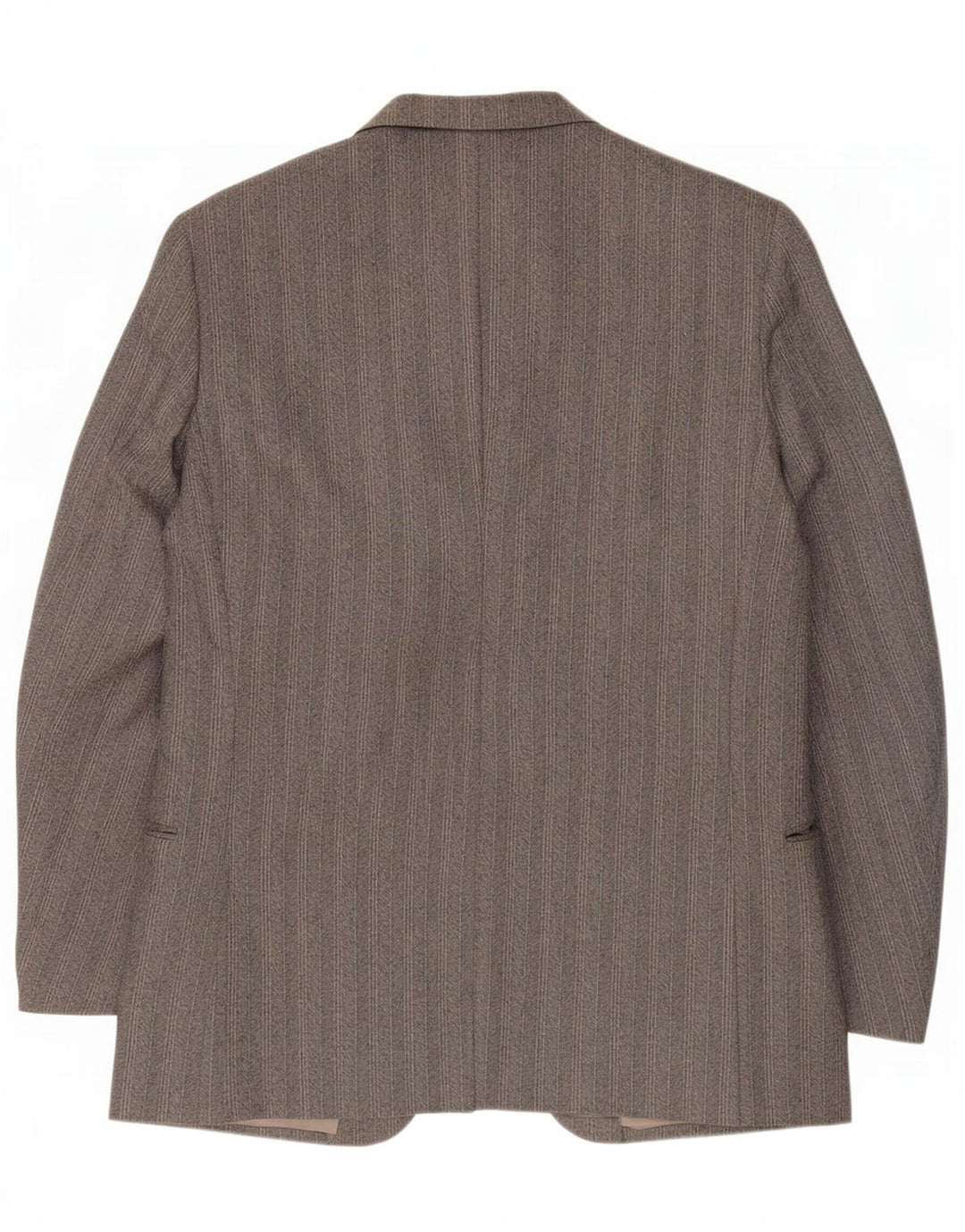 Valentino Mens 2 Button Blazer Jacket UK 38 Medium Grey Herringbone