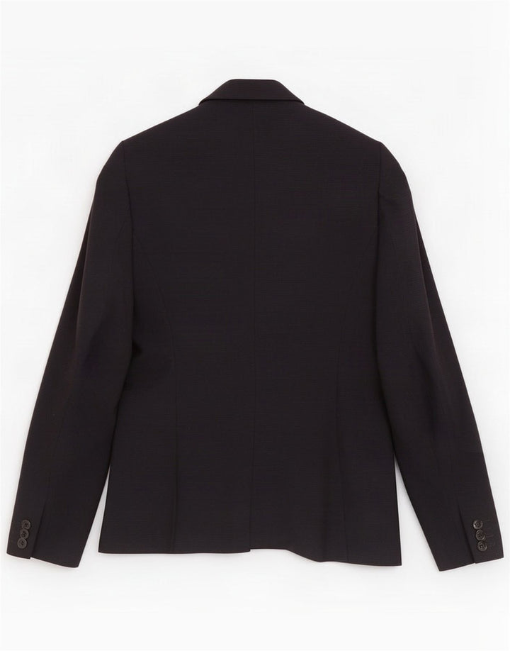 Hobbs Womens 1 Button Blazer Jacket UK 10 Small Navy Blue Polyester
