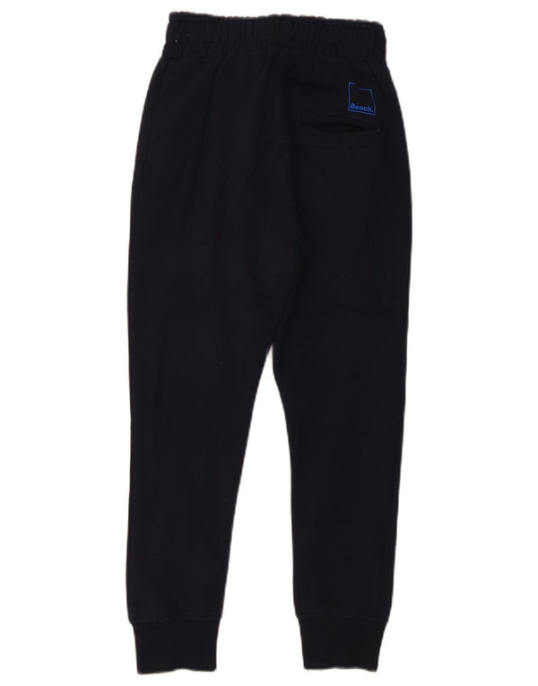 Bench Boys Graphic Tracksuit Trousers Joggers 9-10 Years Navy Blue Cotton