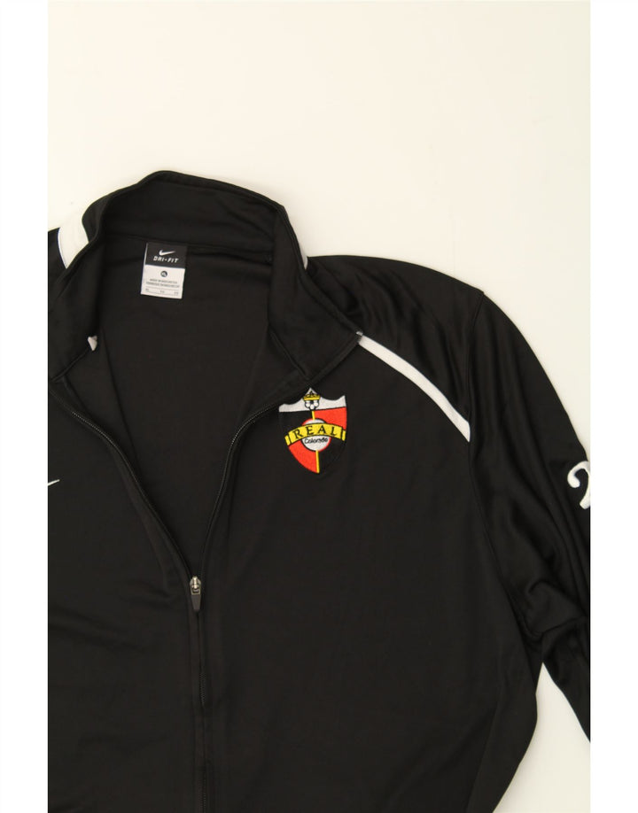NIKE Mens Dri Fit Tracksuit Top Jacket XL Black Polyester Vintage Nike and Second-Hand Nike from Messina Hembry 