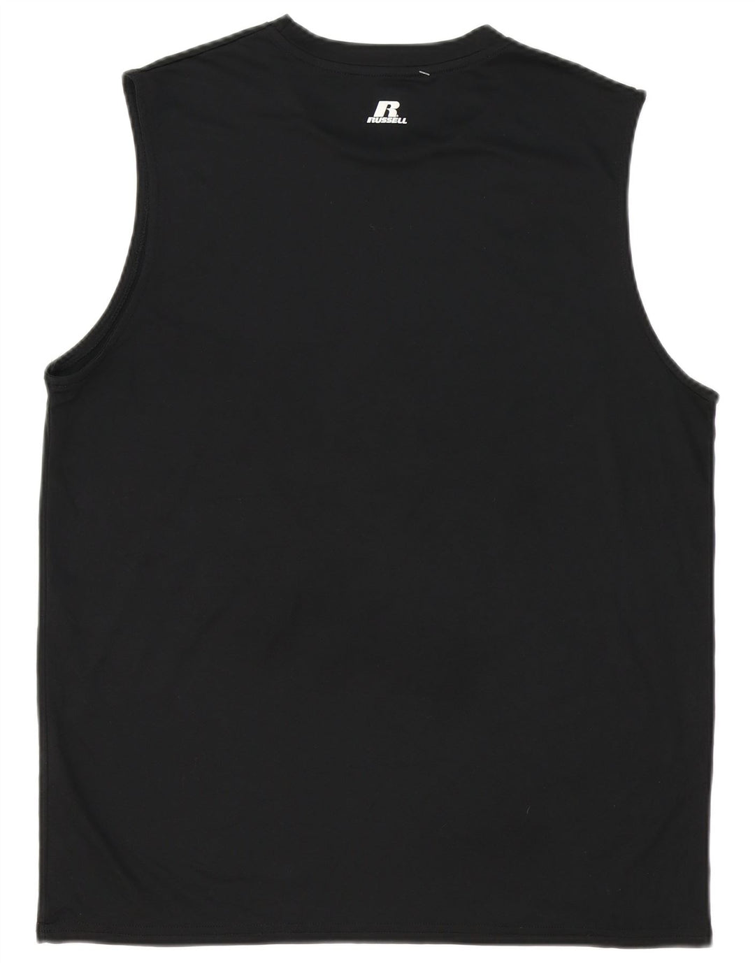 Russell Athletic Mens Dri-Power Graphic Vest Top XL Black