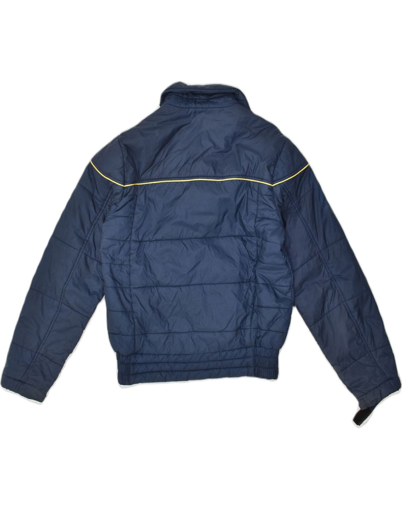 DIADORA Boys Padded Jacket 10-11 Years 2XS Navy Blue Polyester | Vintage Diadora | Thrift | Second-Hand Diadora | Used Clothing | Messina Hembry 