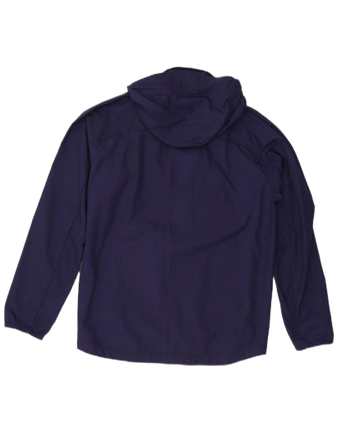 Puma Mens Hooded Rain Jacket UK 38 Medium Navy Blue Nylon