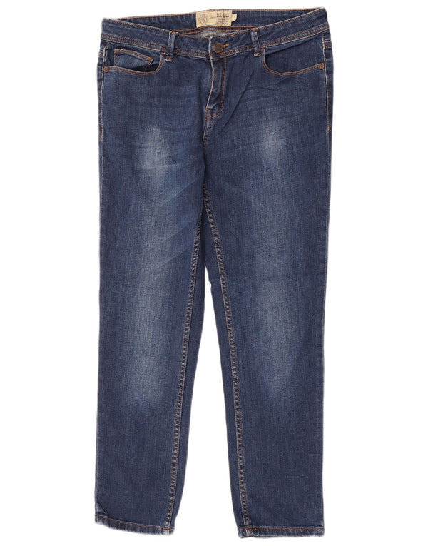Fat Face Womens Slim Jeans UK 12 Medium W30 L26 Blue Cotton