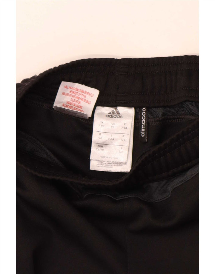 Adidas Boys Climacool Tracksuit Trousers 7-8 Years Black Polyester