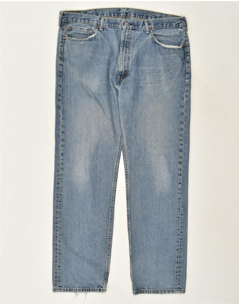 LEVI'S Mens 505 Straight Jeans W40 L34 Blue Cotton | Vintage Levi's | Thrift | Second-Hand Levi's | Used Clothing | Messina Hembry 