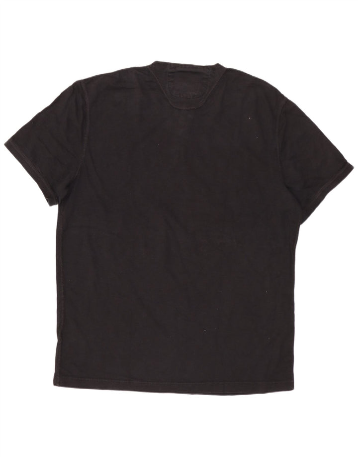 SUPERDRY Mens T-Shirt Top 3XL Black Cotton