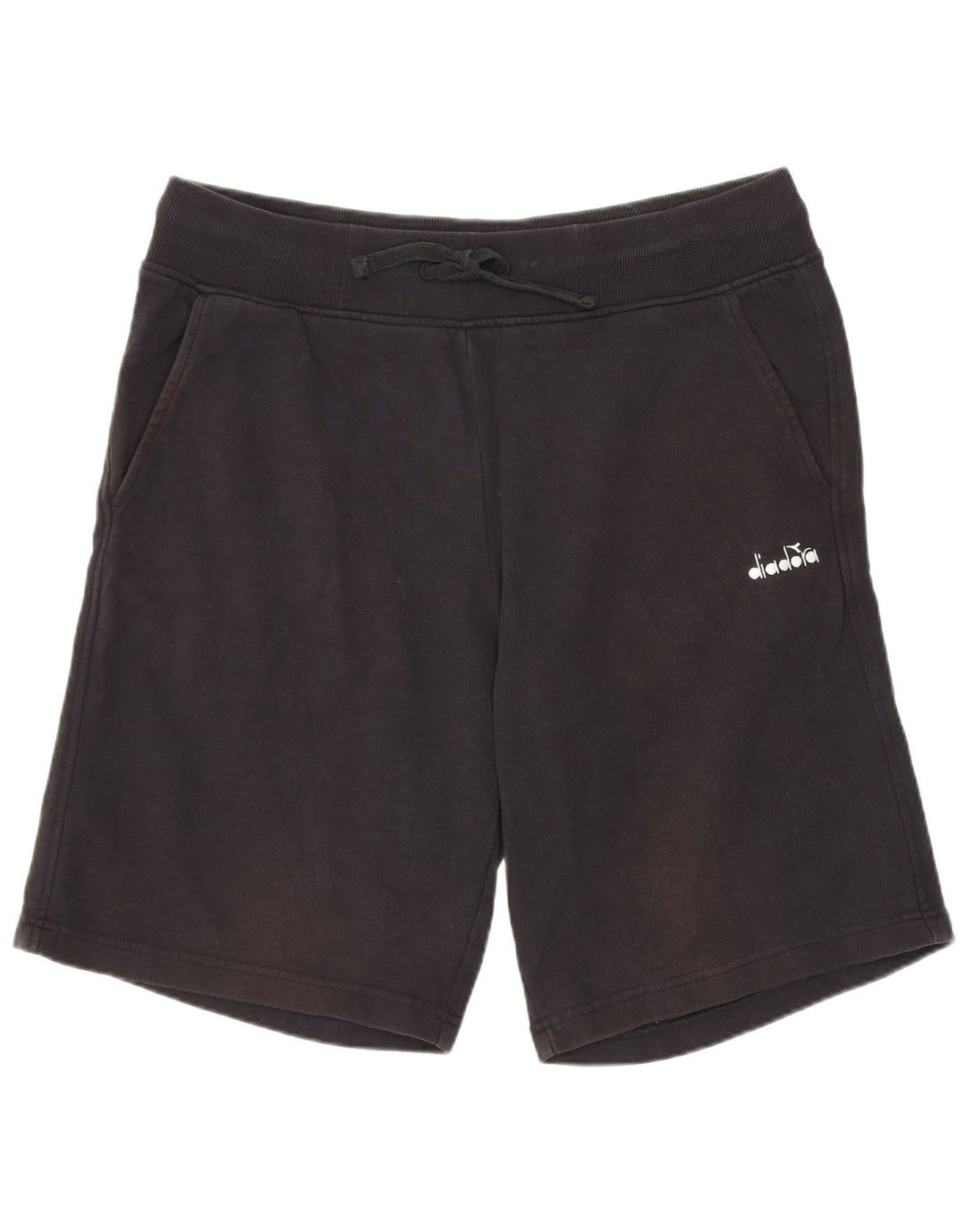 Diadora Mens Sport Shorts Large Black Cotton
