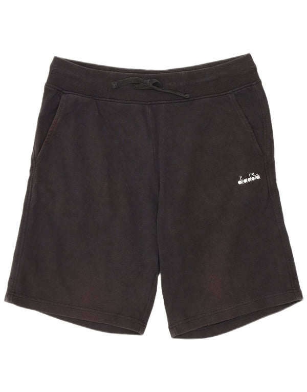 Diadora Mens Sport Shorts Large Black Cotton