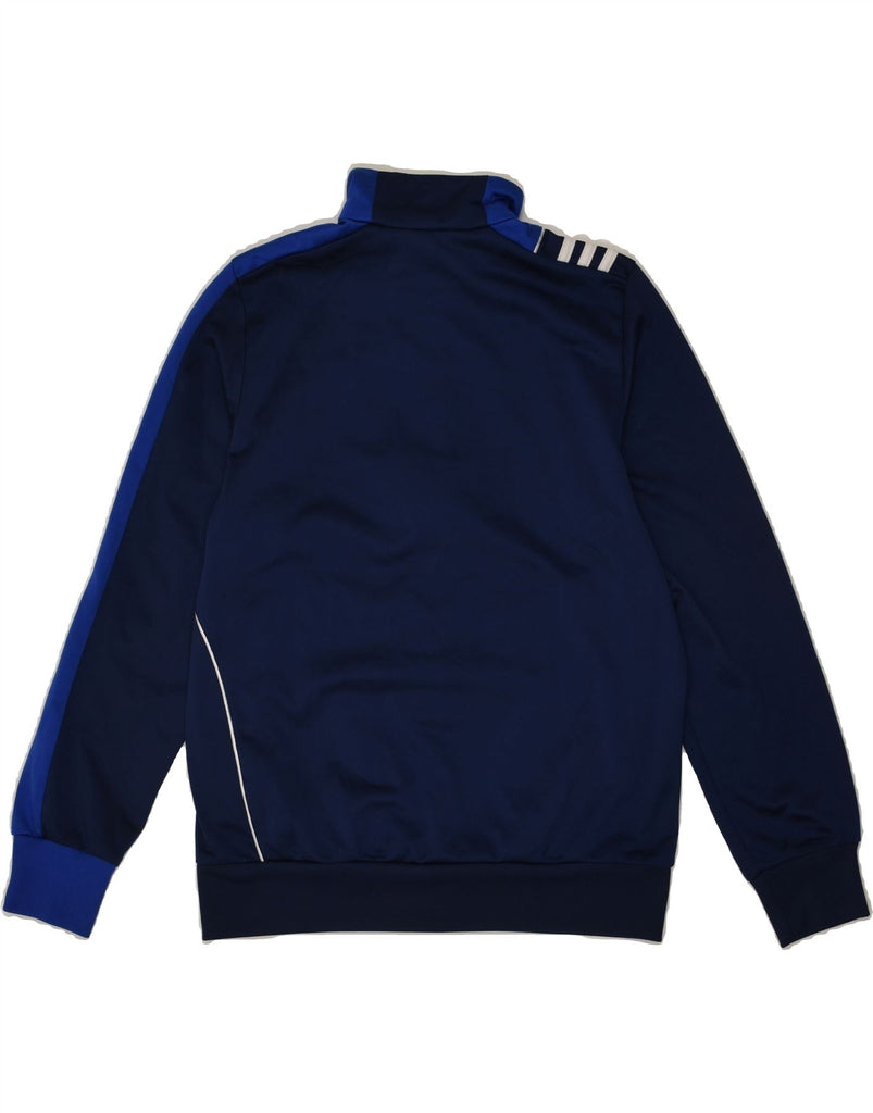 ADIDAS Boys Tracksuit Top Jacket 13-14 Years Navy Blue Colourblock | Vintage Adidas | Thrift | Second-Hand Adidas | Used Clothing | Messina Hembry 