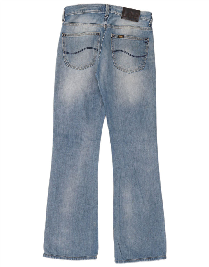 LEE Womens Denver Bootcut Jeans W29 L34 Blue Cotton
