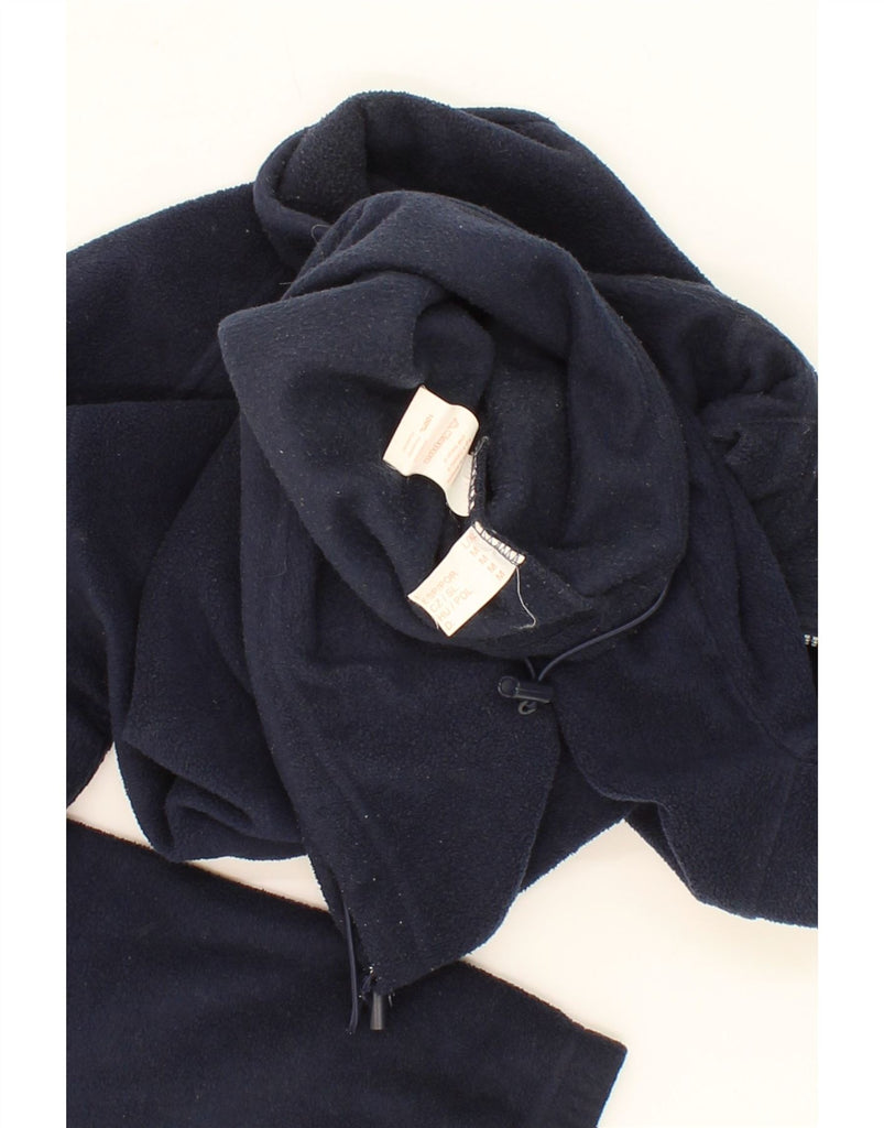 KAPPA Mens Zip Neck Fleece Jumper Medium Navy Blue Polyester Vintage Kappa and Second-Hand Kappa from Messina Hembry 