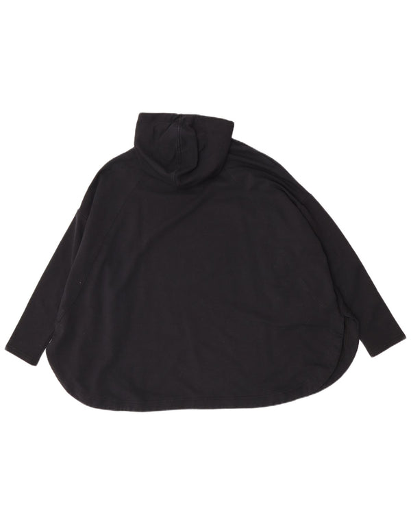 Puma Womens Oversized Hoodie Jumper UK 12 Medium Black