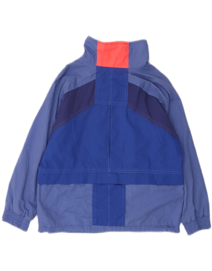 Lotto Boys Rain Jacket 11-12 Years Medium Blue Colourblock Polyester