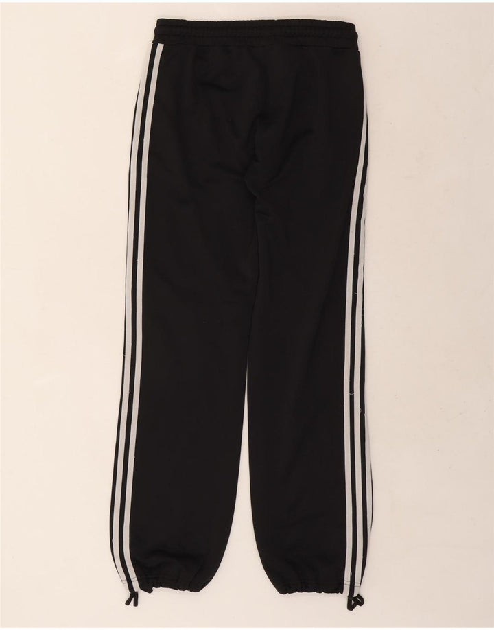 Adidas Womens Tracksuit Trousers Joggers UK 12 Medium Black Polyester