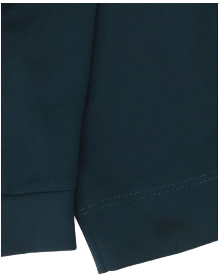 GATTINONI Womens Graphic Sweatshirt Jumper UK 14 Large Blue Polyester