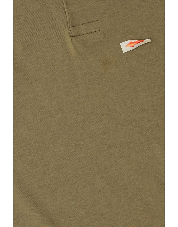 French Connection Mens Polo Shirt XL Khaki Cotton