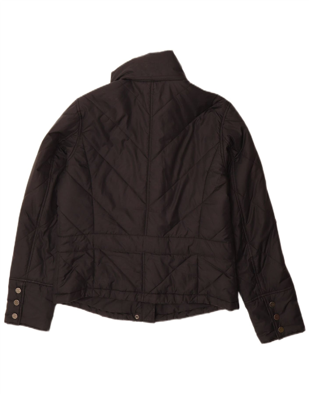 Tommy Hilfiger Womens Padded Jacket UK 16 Large Black Polyester
