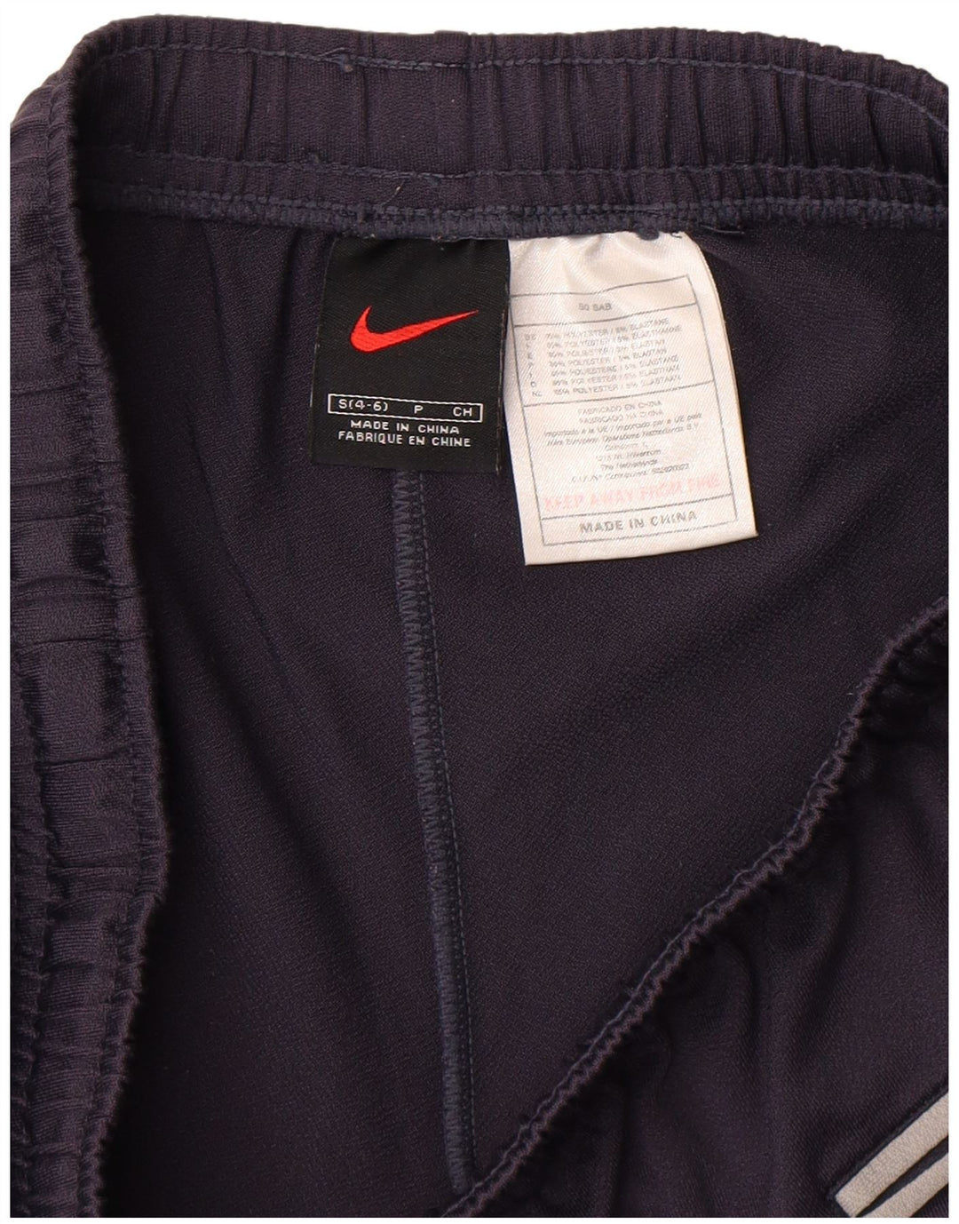 Nike Womens Sport Shorts US 4/6 Small  Navy Blue Polyester