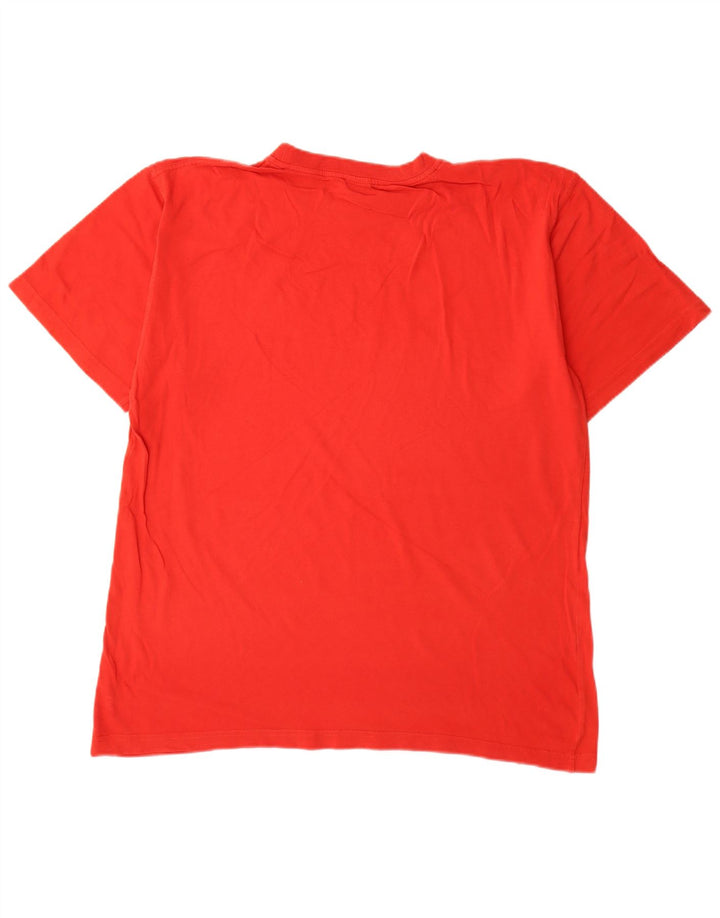 Fila Mens Graphic T-Shirt Top XL Red Cotton