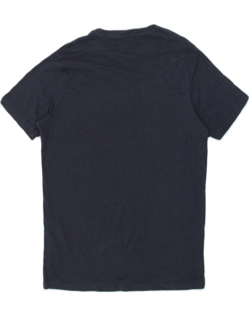 JACK & JONES Mens Graphic T-Shirt Top Large Navy Blue Cotton | Vintage Jack & Jones | Thrift | Second-Hand Jack & Jones | Used Clothing | Messina Hembry 