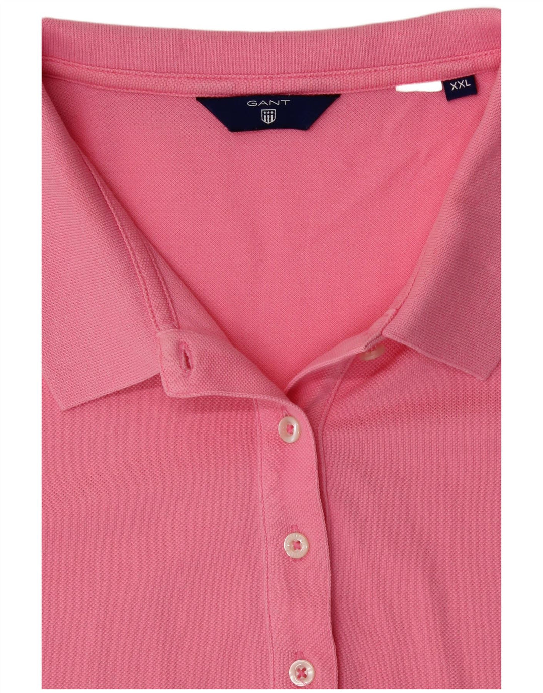 Gant Womens Polo Shirt UK 20 2XL Pink