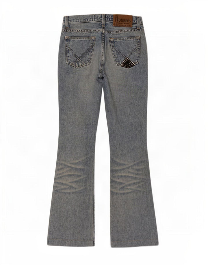 Roy Rogers Mens Flared Jeans W29 L31 Blue