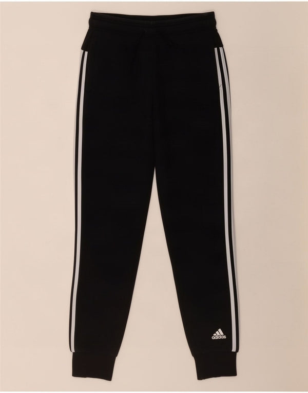 Adidas Womens Tracksuit Trousers Joggers UK 8/10 Small Black