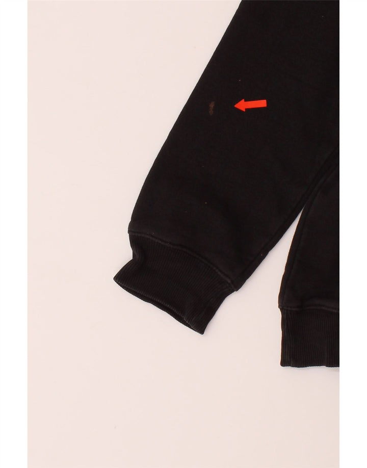 ADIDAS Mens Graphic Sweatshirt Jumper Medium Black Cotton Vintage Adidas and Second-Hand Adidas from Messina Hembry 