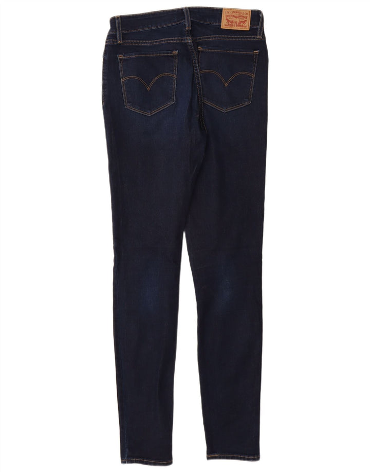 Levi's Womens 711 Skinny Jeans W27 L32 Navy Blue Cotton