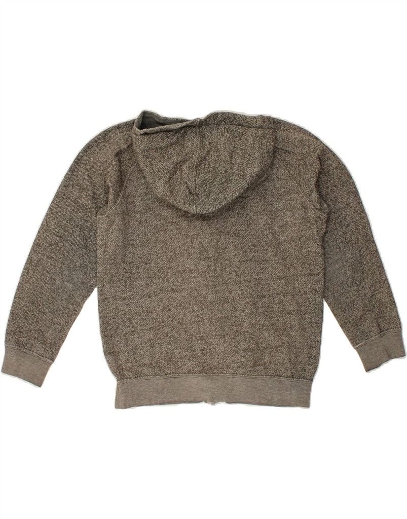 BILLABONG Boys Zip Hoodie Sweater 9-10 Years Grey Flecked Cotton Vintage Billabong and Second-Hand Billabong from Messina Hembry 