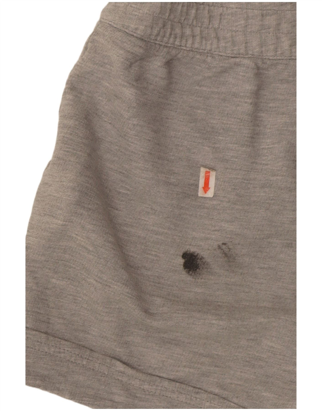 Adidas Womens Sport Shorts UK 12 Medium Grey Cotton