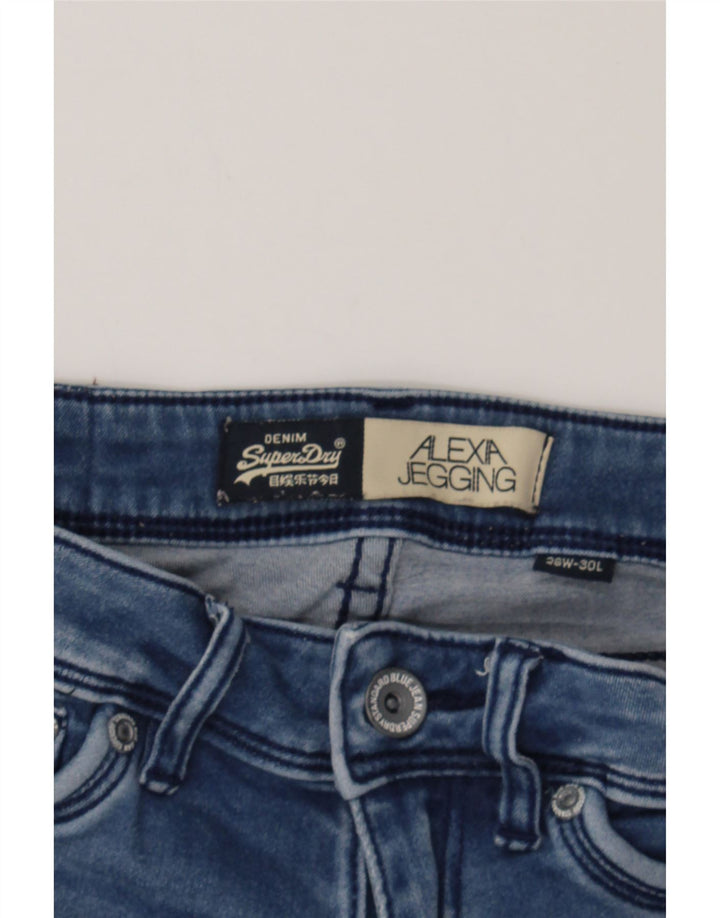 SUPERDRY Womens Jegging Jeans W26 L30 Blue Cotton Vintage Superdry and Second-Hand Superdry from Messina Hembry 