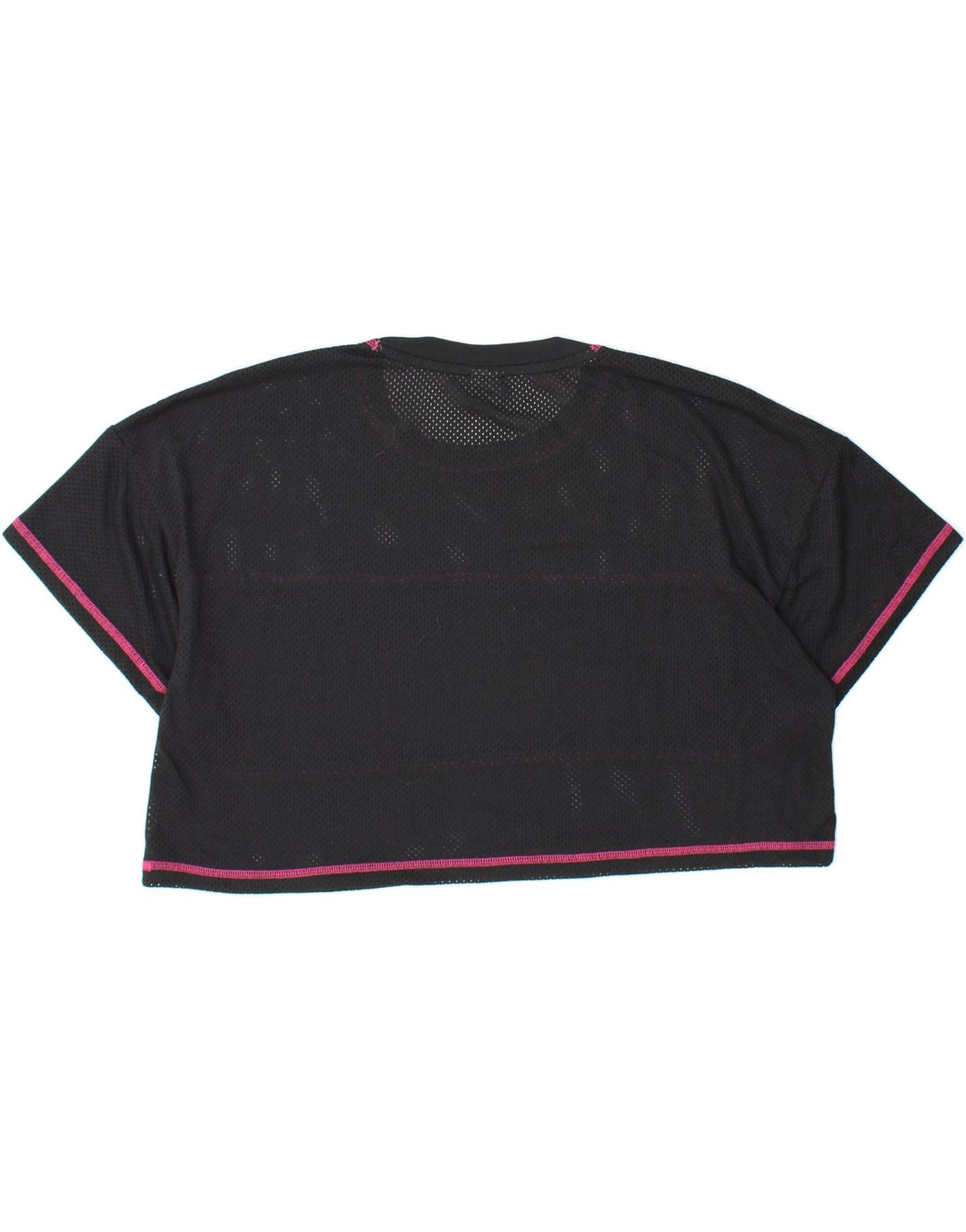 PUMA Womens Crop Graphic T-Shirt Top UK 18 XL Black Polyester Vintage Puma and Second-Hand Puma from Messina Hembry 
