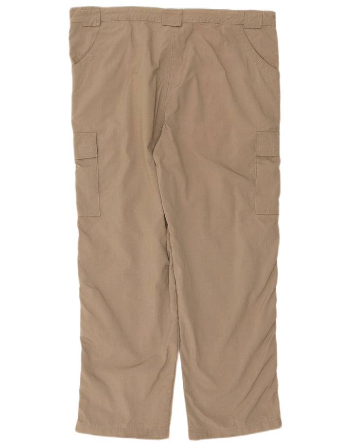 AESSE Mens Straight Cargo Trousers W38 L30 Beige