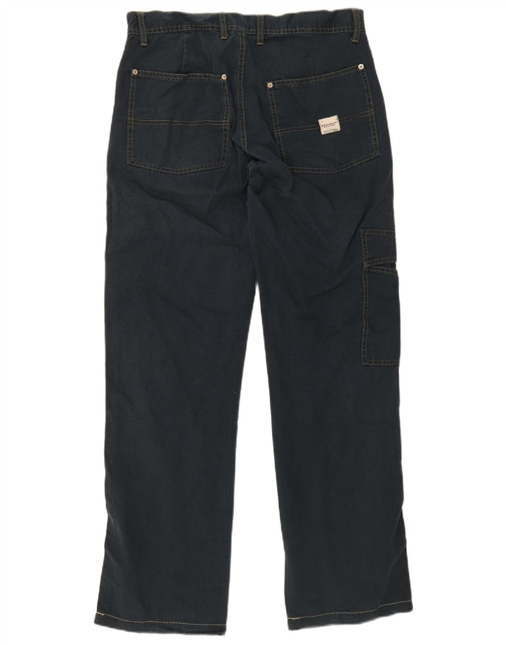 Woolrich Mens Straight Jeans W32 L32 Navy Blue Cotton