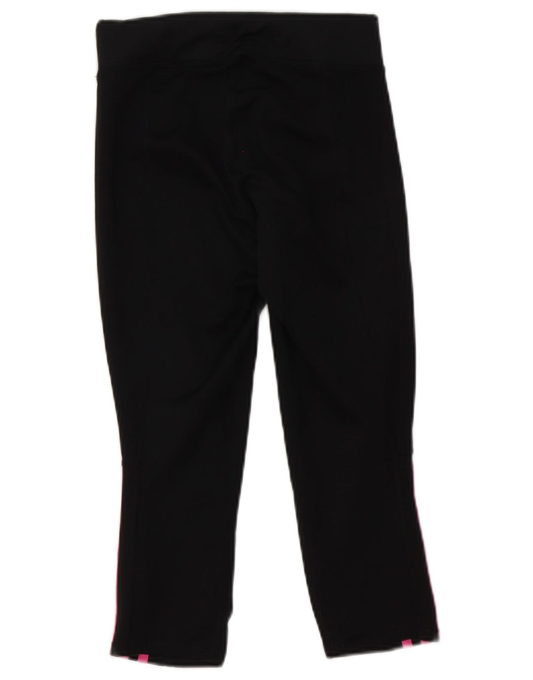 Adidas Womens Capri Leggings UK 8 Small Black Polyester