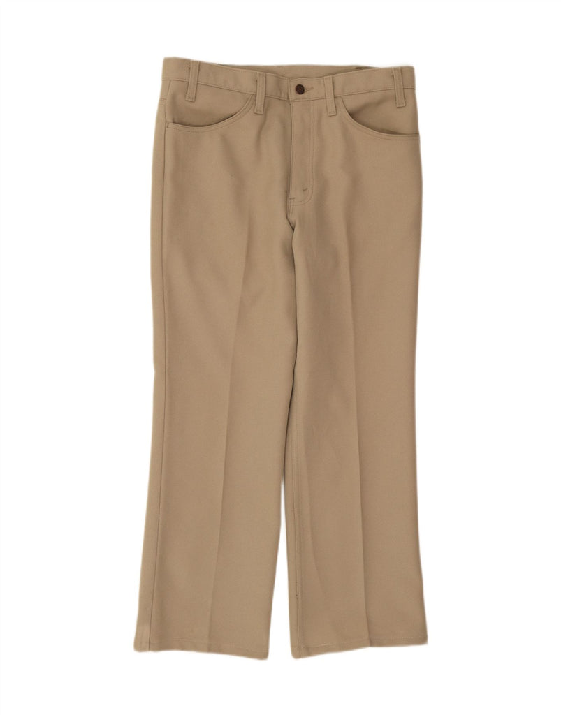 LEVI'S Mens Straight Casual Trousers W34 L34 Beige Polyester Vintage Levi's and Second-Hand Levi's from Messina Hembry 