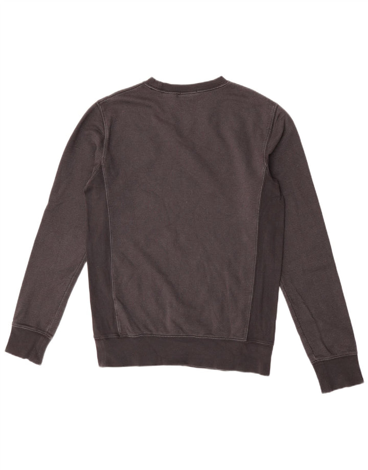 Timberland Mens Graphic Slim Fit Sweatshirt Jumper Small Black Cotton