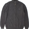 GUESS Mens Cardigan Sweater Large Grey Cotton Vintage Guess and Second-Hand Guess from Messina Hembry 