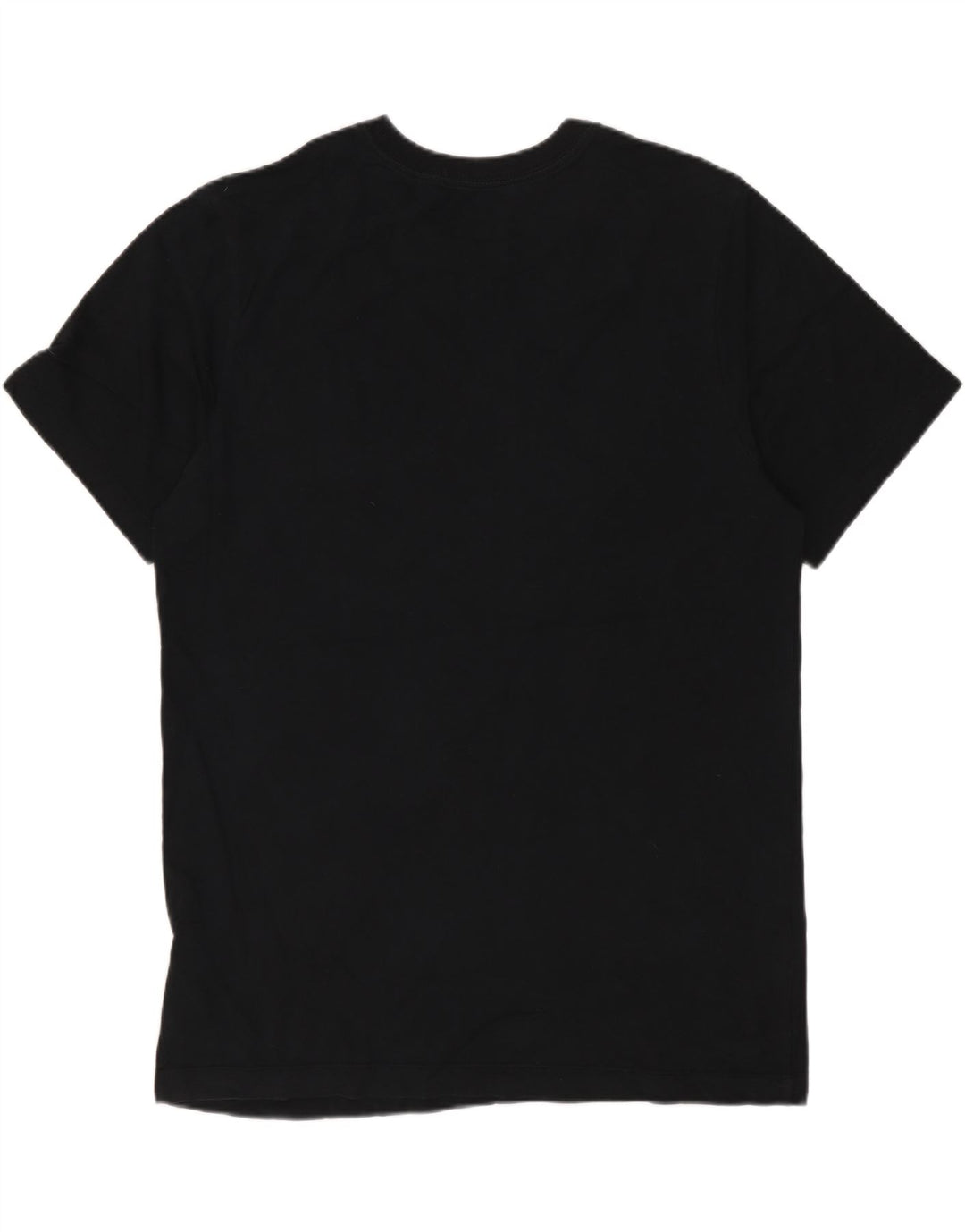 Nike Mens Swoosh Graphic T-Shirt Top Medium Black Cotton