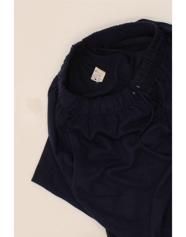 CHAMPION Mens Tracksuit Trousers XL  Navy Blue Cotton Vintage Champion and Second-Hand Champion from Messina Hembry 